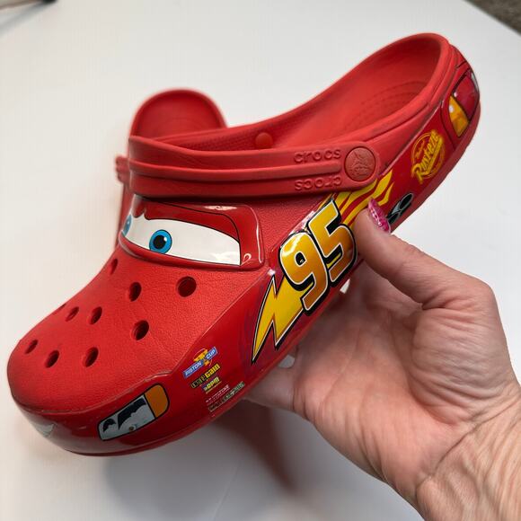 Crocs Disney Lightning McQueen Red Sandals main image 4